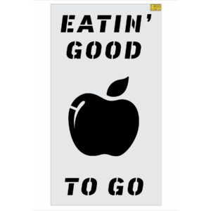 72" Chili's EATIN' GOOD TO GO Stencil