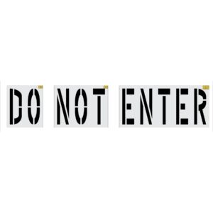 48" Chase Bank DO NOT ENTER Stencil