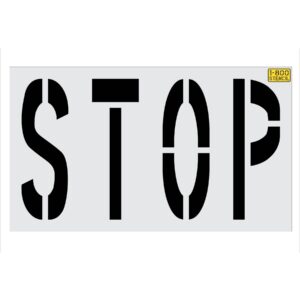 48" Chase Bank STOP Stencil