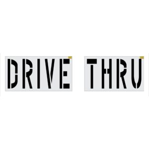 48" Chase Bank DRIVE THRU Stencil
