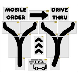Dunkin Donuts Current Spec Stencil Kit {7 pc}