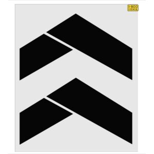 64" Dollar Fresh Chevron Stencil