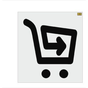 40" Hyvee Cart Stencil