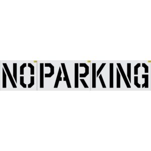 28" Lowes NO PARKING Stencil
