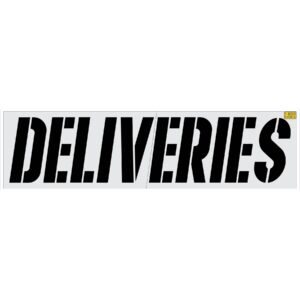 34" McDonalds DELIVERIES Stencil