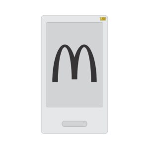 85" McDonalds M Arch Phone Stencil