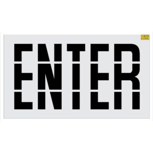 36" Sams Club ENTER Stencil