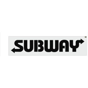 15" SUBWAY Logo Wording Stencil