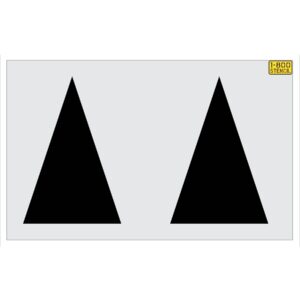 36" Target Sharkteeth Stencil