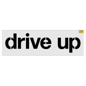 19" Target Striping drive up Stencil