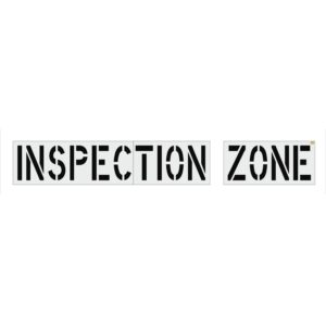 24" Target INSPECTION ZONE Stencil