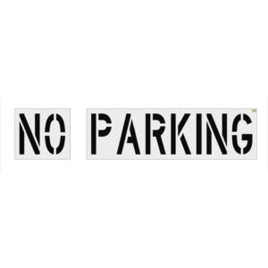 24" Target NO PARKING Stencil