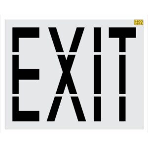 36" Walmart EXIT Stencil