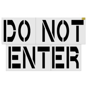 36" Chick-Fil-a DO NOT ENTER Stencil