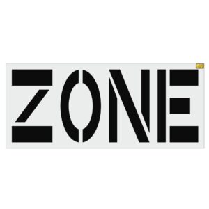 36" Chick-Fil-a ZONE Stencil