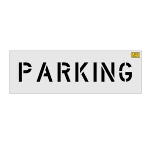 4" PARKING Stencil
