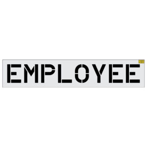 12" EMPLOYEE Stencil