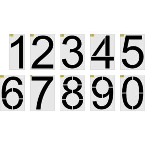 72" Kroger Number Set Stencil