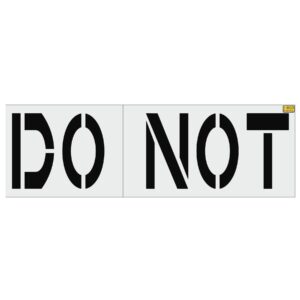 36" Chick-Fil-a DO NOT Stencil