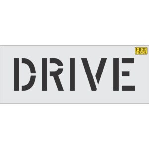 8" DRIVE Stencil