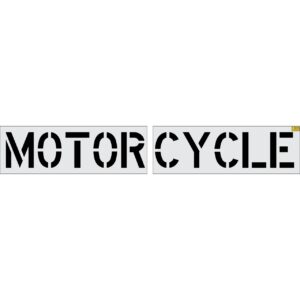 18" MOTORCYCLE Stencil