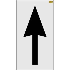 112" Georgia DOT Straight Arrow Stencil