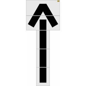 282" Georgia DOT Wrong Way Arrow Stencil