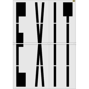 144" Georgia DOT EXIT Stencil