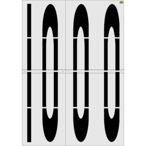 144" Georgia DOT 1000 Stencil