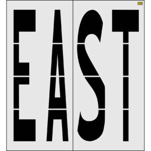 96" Georgia DOT EAST Stencil