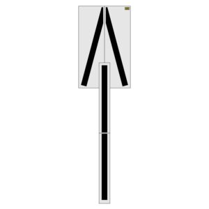 282" Montana DOT Straight Arrow Stencil