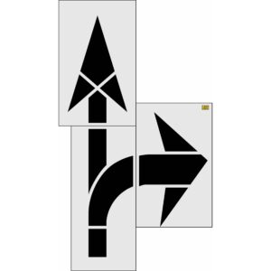 156" San Antonio DOT Combo Arrow Stencil