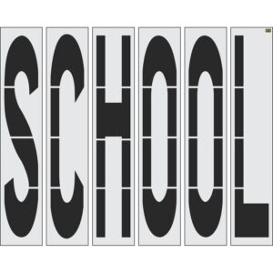 96" San Antonio DOT SCHOOL Stencil