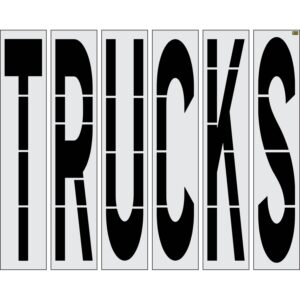 96" San Antonio DOT TRUCKS Stencil