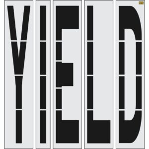 96" San Antonio DOT YIELD Stencil