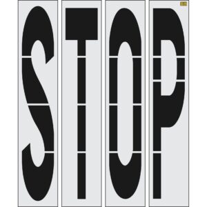 98" San Antonio DOT STOP Stencil
