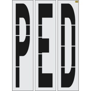 96" San Antonio DOT PED Stencil