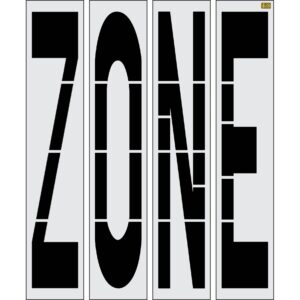 96" San Antonio DOT ZONE Stencil