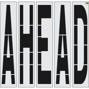 96" San Antonio DOT AHEAD Stencil