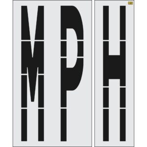 96" San Antonio DOT MPH Stencil