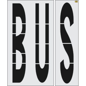 96" San Antonio DOT BUS Stencil
