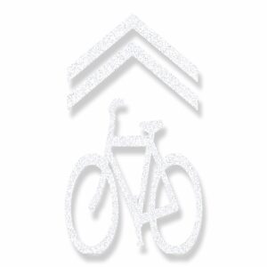 Preformed Thermoplastic Bicycle Shared Lane Symbol (MUTCD)